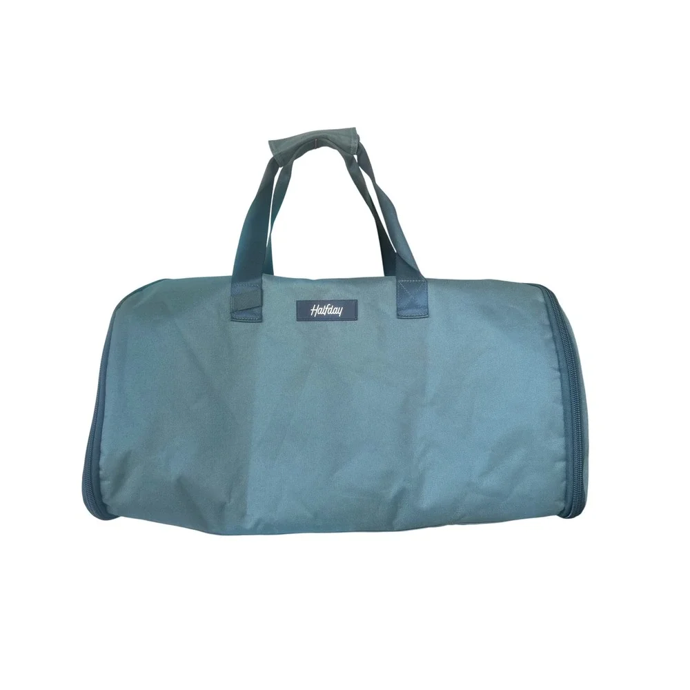Halfday Travel Garment Duffel Bag Slate Blue Convertible Suit Carry-on Weekender